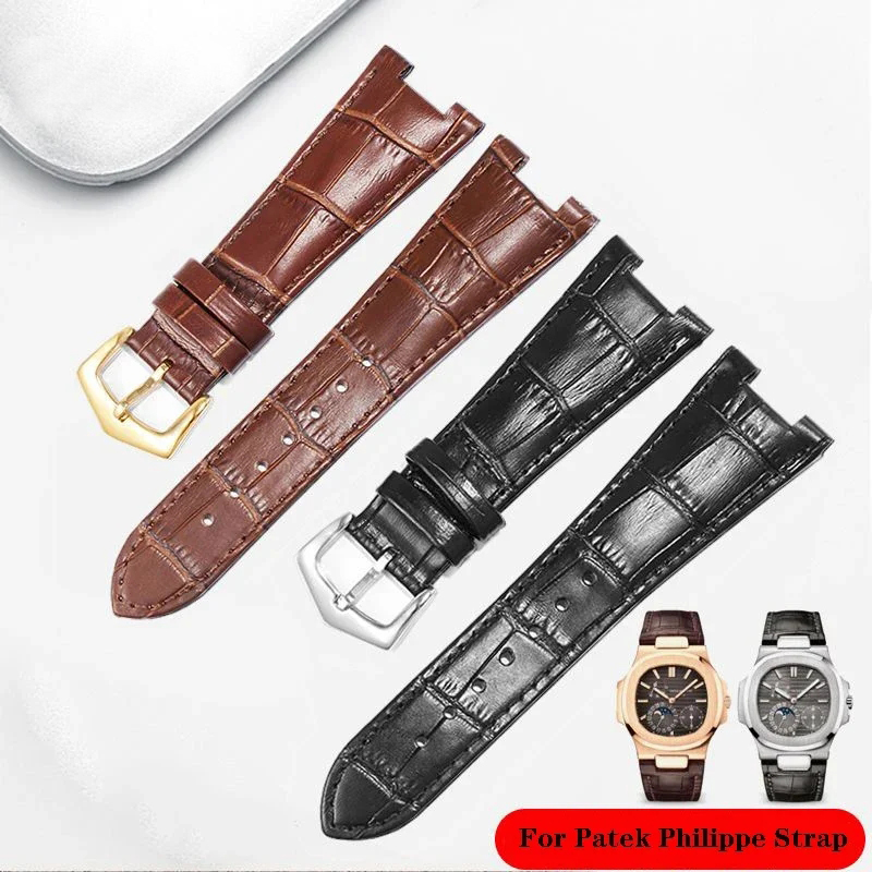 Patek Philippe Watch Nautilus - Hakiki Deri saat kayışı Patek Philippe