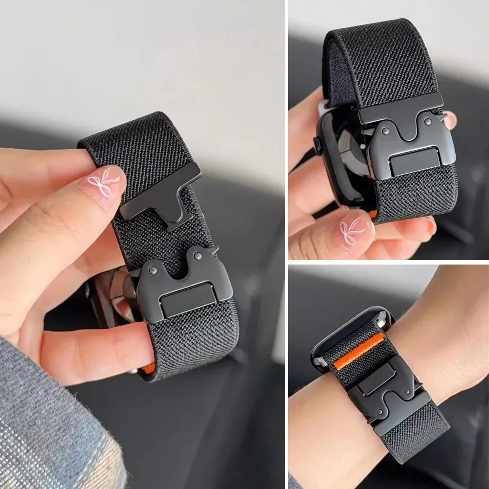 Apple Watch Serisi 11 10 9 8 7 - Parachute Strap Elastic incelemesi ve fiyatı