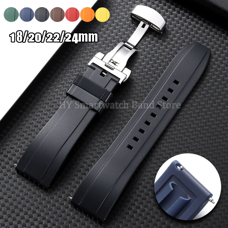 18mm 20mm 22mm 24mm Silikon sa - Suede Strap Watch incelemesi ve fiyatı
